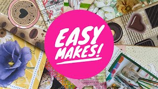 Magazine and mixed media junk journal swap cards!