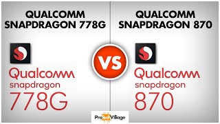 Qualcomm Snapdragon 778G vs Snapdragon 870  | Snapdragon 870 vs Snapdragon 778G  [HINDI]
