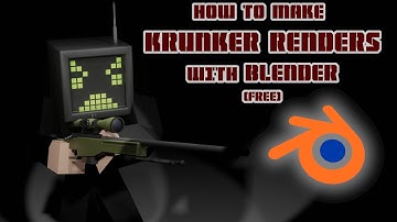 How to make Krunker Renders with Blender, for free! (OUTDATED! CHECK DESC)