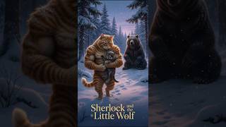 RESCUE BABY WOLF!!! #shorts #cat #wolf