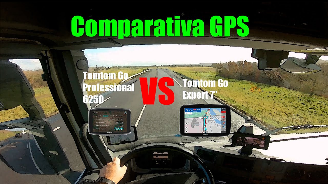 Truckvlog #2 Tomtom Go Profesional 6250 vs Expert 7 