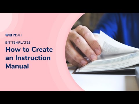 Video: Cara Menyusun Instruksi Manual