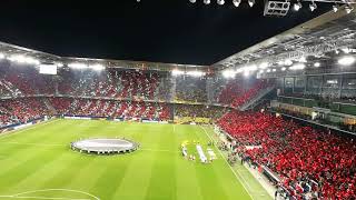 FC Salzburg - Borussia Dortmund | Europa League 2017/18 - Achtelfinale  live atmosphere #Shorts