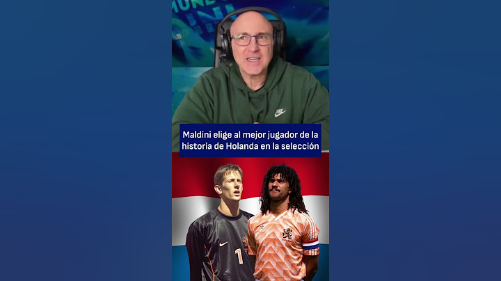 Maldini elige al mejor jugador histórico holandés en la selección | El Partidazo de COPE