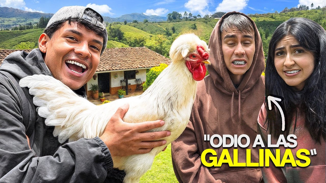 REGALÉ una GALLINA a CRIS y ALISSON en su NUEVA CASA! 🐓🏠
