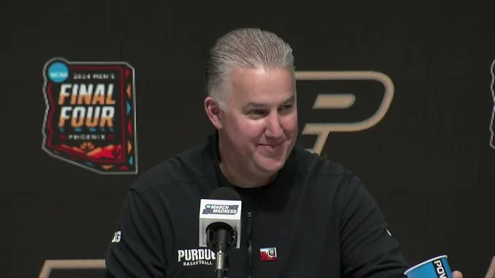 Purdue Final Four Postgame Press Conference - 2024 NCAA Tournament - 天天要闻