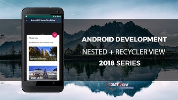 Android Studio Tutorial - Nested Scroll View with Recycler Scroll View