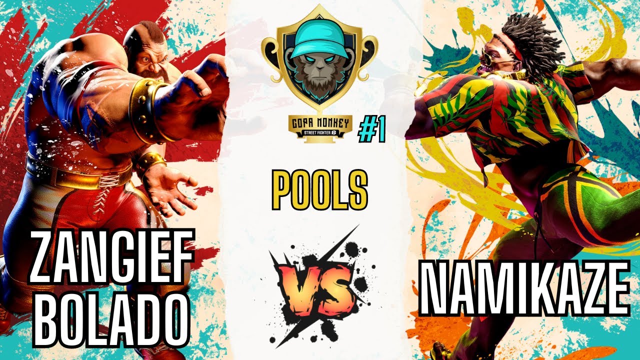 SF6 👊 Zangief Bolado (Zangief) vs Namikaze (Dee Jay) 👊 Copa Monkey #1 -  Pools 