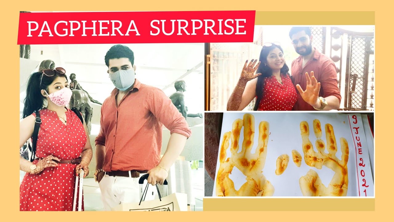 Pagphera SURPRISE in Lucknow😳🤯| Indian post Wedding Tradition| Pandemic ...