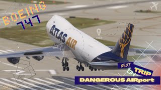 SMOOTH BIG Plane Landing!! Atlas Air Boeing 747 Landing at Miami Airport