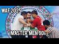 【WAF世界アームレスリング選手権大会 2025】マスターズ男子 -90㎏級 左右/World Championships 2025 Master Men 90㎏ Left & Right