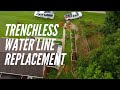 Plumbing, 75' trenchless water line replacement