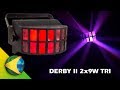 LED Derby Ll 2 X 9W TRI OUTLET GOBOS mp3