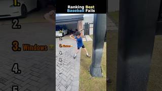Ranking Best Baseball Fails