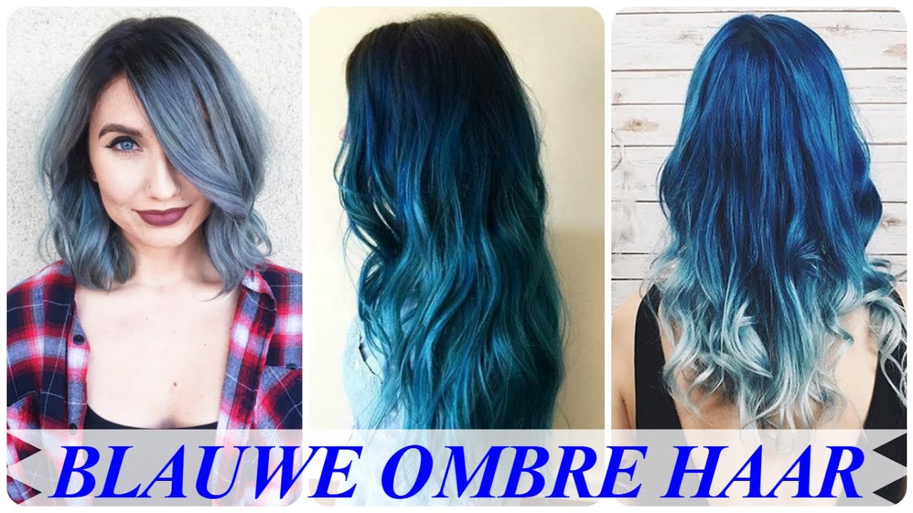 sieraden Reserve fles Blauwe ombre haar - YouTube