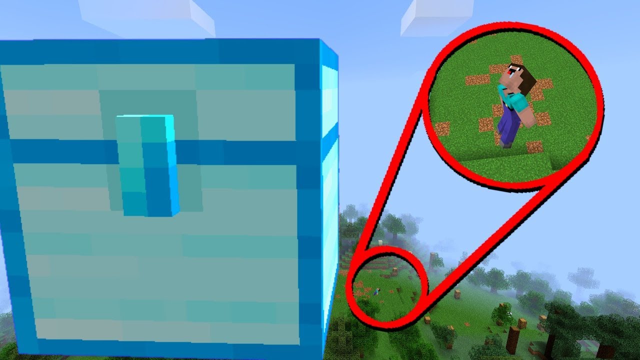 マインクラフト 多分これ世界一大きなチェストです Youtube