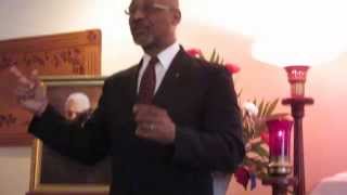 Pastor Derrick Walton @ Bernard Fred Barnes Funeral