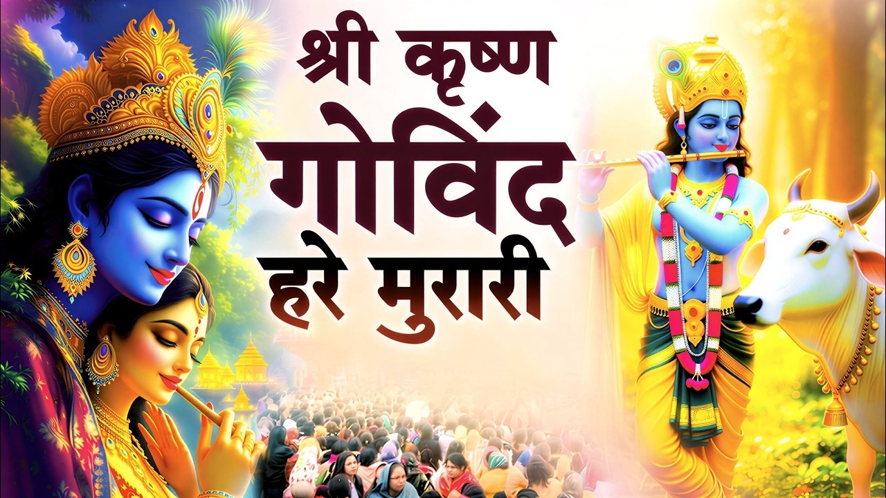 श्री कृष्णा गोविन्द हरे मुरारी - भजन | Shri Krishna Govind Hare Murari | Krishan Bhajan 2026