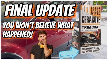Cerakote Trimcoat On My Subaru Outback- 4 Yrs Later- What Went WRONG!?!