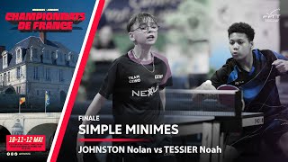 TESSIER Noah vs JOHNSTON Nolan | FINALE | FRANCE MINIMES 2024