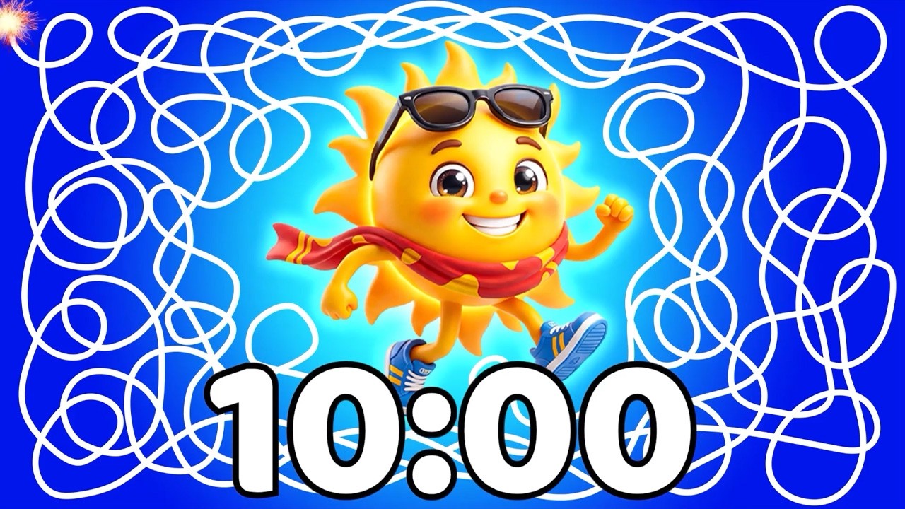 10 Minute Timer 💥 | Summer Time Bomb Music | Summer Countdown Adventure ...