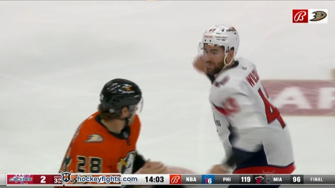 Tom Wilson Hulk Poses in Penalty Box after Brawl 