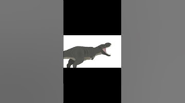 V-rex VS Omega 9 Roar comparison!..💀 #jurassicworld #dinosaur #sticknodes