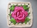 РОЗА в квадрате ROSE squared Crochet