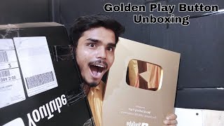 Golden Play Button Unboxing You Tube Award Unbxing Unboxing Video Edithuf 3M