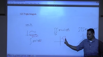2415 Day18 12-5 Triple Integrals 12-6 Triple Integrals in Cylindrical Coordinates part1