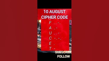 10 August Hamster Kombat Daily Cipher Code #shorts #youtubeshorts