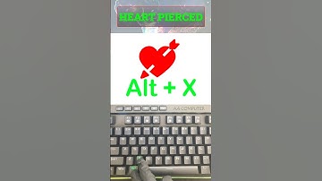 💘 Heart pierced 💘 #word #windows #msword #computer
