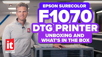 EPSON SureColor F1070 DTG Printer - Unboxing & What