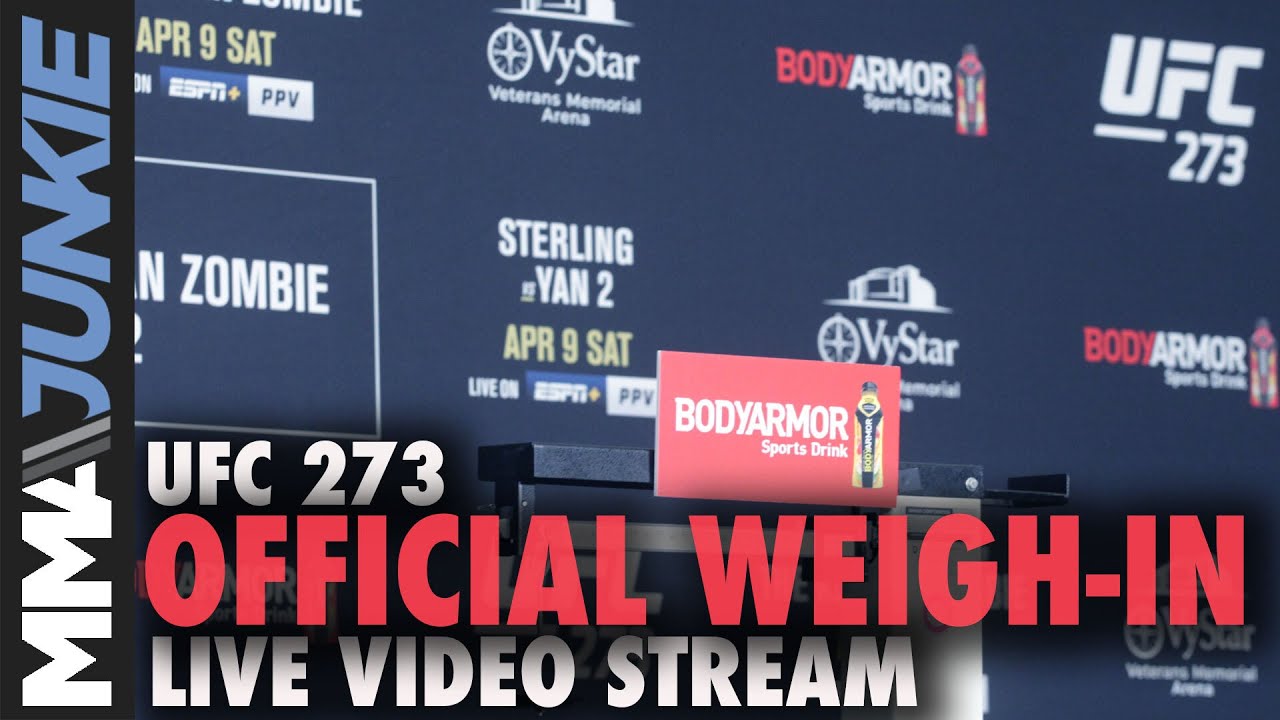 UFC 273 Official Weigh-ins