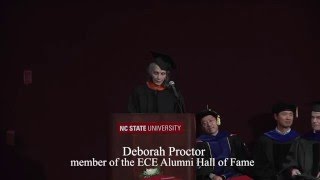 ECE Graduation, Fall 2015- Commencement Address by Deborah Proctor screenshot 5
