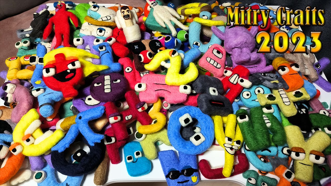 All the Crafts I made 2023 (Alphabet, Number, Math) Lore, Banban, Skibidi Toilet and others