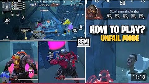 UNFAIL New Map | How To Play Unfail ModePUBG / BGMI | Predator Vs Survivor Unfail Mode Tips trick