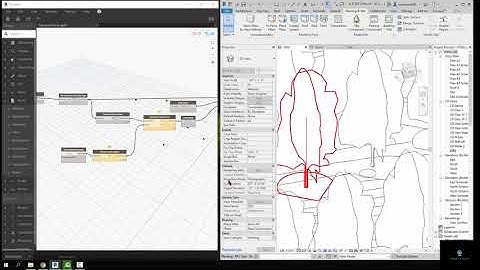 Revit Tree Instance Parameter Height by Dynamo Attractor Point 3
