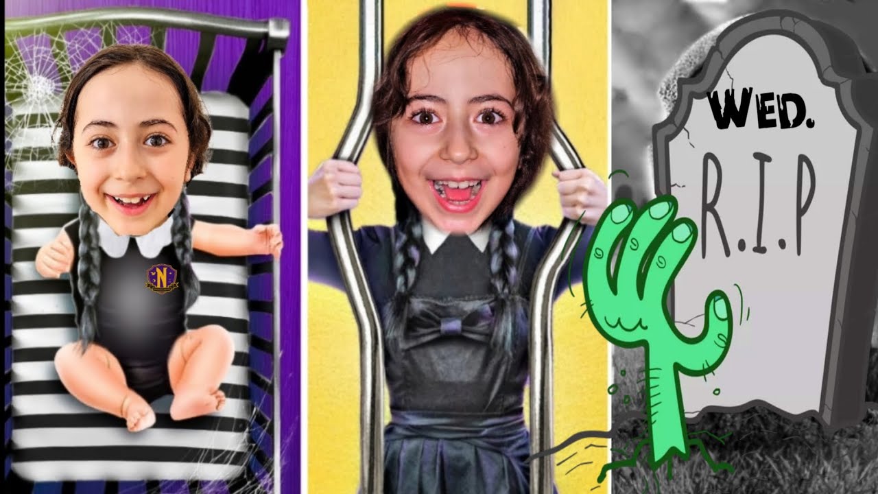 ESMA DOĞUMDAN ÖLÜME WEDNESDAY ADDAMS OLDU! 