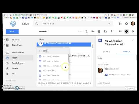 Moving Google sites into a Google drive folder