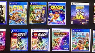 PlayStation 4 & PlayStation 5 Games at Walmart Parma Ohio December 2022