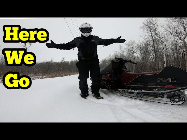 FIRST RIDE On The Rare Yamaha VMAX 540 Snowmobile - Will The