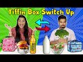 Tiffin Switch Up Challenge Part 2 I Lunch Box Exchange Competition Part 2