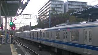 西武鉄道20154F　多摩湖線各停西武新宿行　萩山到着