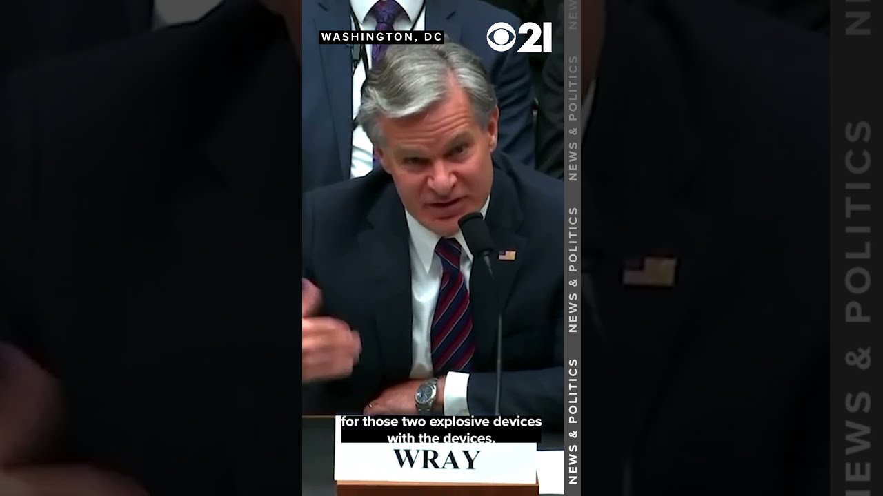 FBI Director Testifies Revealing The Nature Of Trump Rally Shooter S Explosive Devices