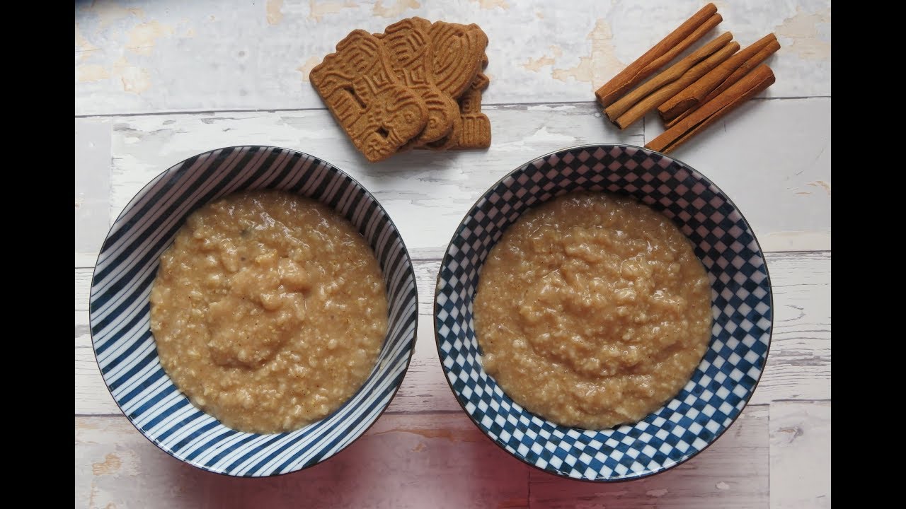 Spekulatius Haferbrei Oatmeal Porridge - Rezept - Warmes Frühstück mit ...