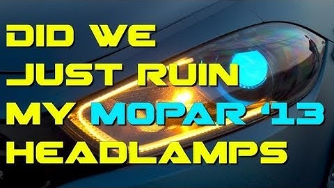 Custom Headlights on the 2013 Dodge Dart