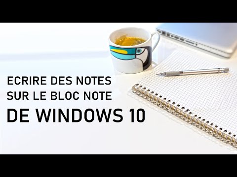 Vidéo: Quel est l'intérêt du bloc-notes ?