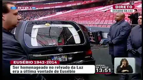 O que aconteceu com Eusébio?