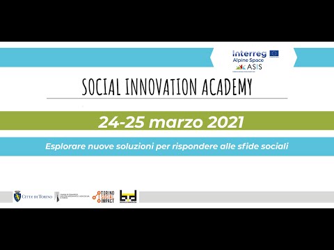 Social Innovation Academy - Asis | 24 marzo - mattina
